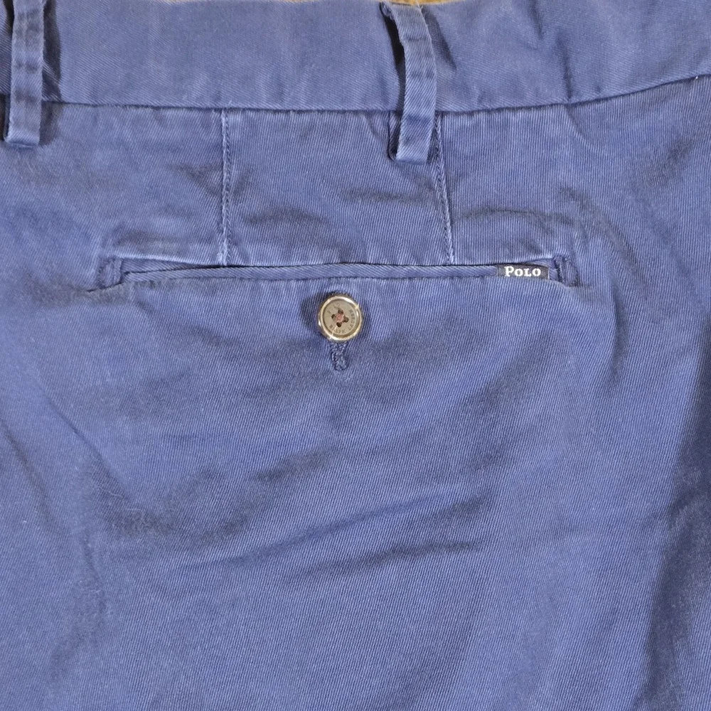 Polo Ralph Lauren Size 40 Men's Classic Fit Shorts Navy Blue Chino Shorts